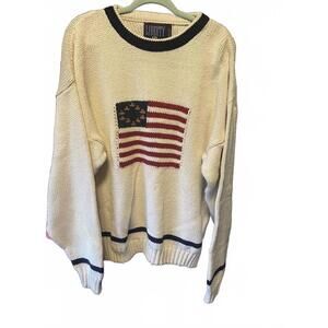 Vintage Liberty American flag sweater